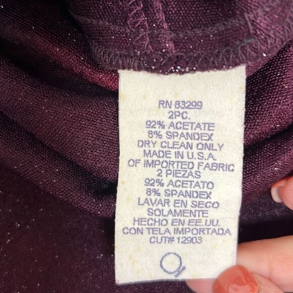 Onyx Nite  by Wendye Chaitlin Red Duster Cardigan  Crystals Size 24 - Picture 10 of 10